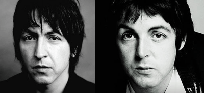 Gem Archer and Paul McCartney